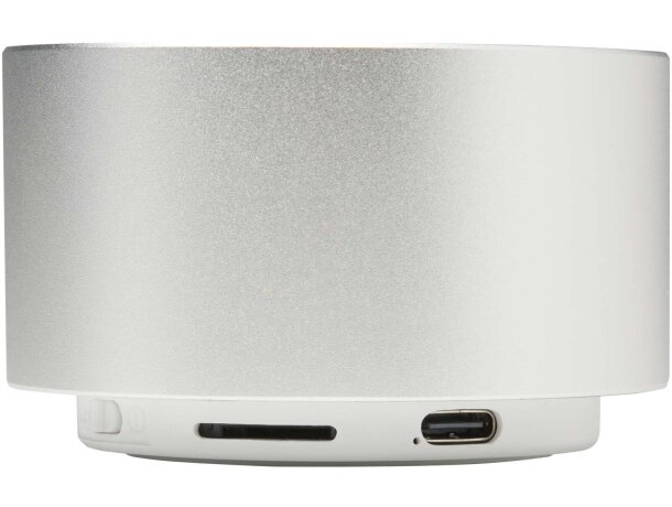 Altavoz inalámbrico bluetooth Ankaa aluminio reciclado 3W Plateado detalle 7