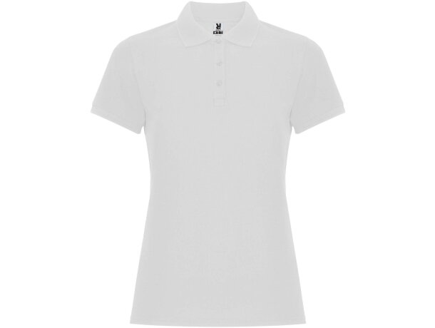 Polo manga corta mujer Pegaso Premium Roly piqué algodón Rojo detalle 12