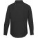 Camisa oxford Sphene algodón BCI sostenible hombre Negro intenso detalle 11