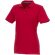 Polo de manga corta de material reciclado orgánico GRS para mujer Beryl Rojo