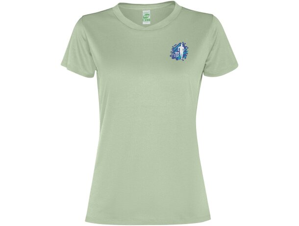 Camiseta deportiva mujer Slam Roly poliéster reciclado detalle 11