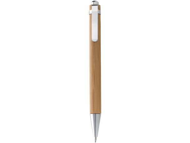 Bolígrafo de bambú personalizable Natural detalle 1