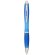 Bolígrafo blanco y transparente azul aqua barato
