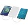 Batería externa Adhil de plástico reciclado 10000 mAh Blanco detalle 13