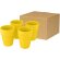 Set de regalo de 4 vasos apilables de 280 ml Staki Amarillo