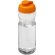 H2O Active® Base Bidón deportivo con Tapa Flip de 650 ml Transparente/naranja