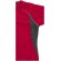 Camiseta técnica Quebec de manga corta blanca detalles de color de mujer Rojo/antracita detalle 5