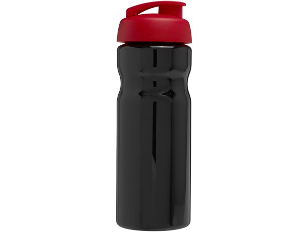 H2O Active® Base Bidón deportivo con Tapa Flip de 650 ml Negro intenso/rojo detalle 2