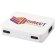Hub USB Gaia de 4 puertos con plástico ABS reciclado Blanco detalle 5