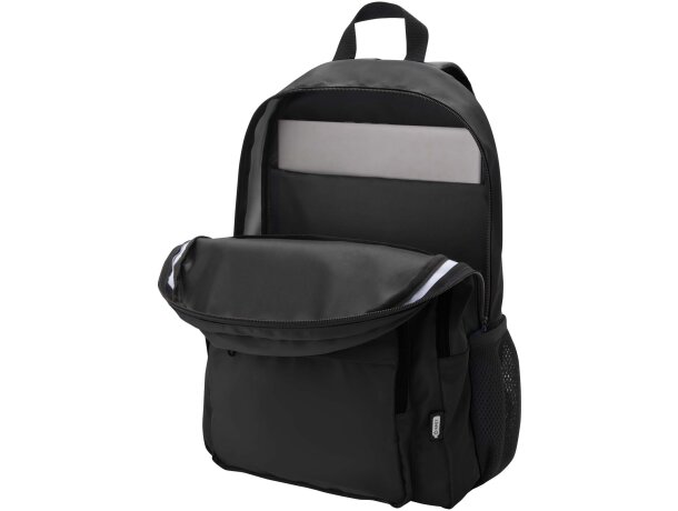 Mochila portátil 15 pulgadas Trend Plus con certificado GRS Negro intenso detalle 4