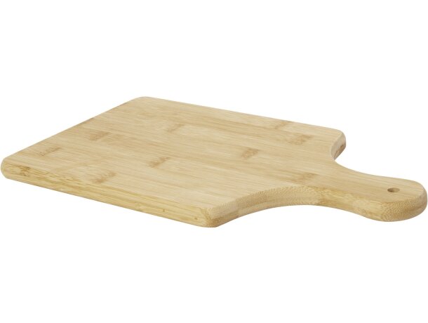 Tabla de cortar de bambú Quimet con personalización láser Natural detalle 5