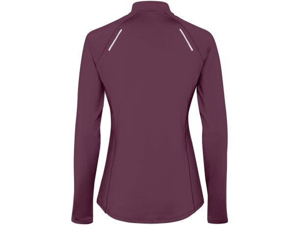 Sudadera técnica con media cremallera mujer Estambul Roly detalle 18