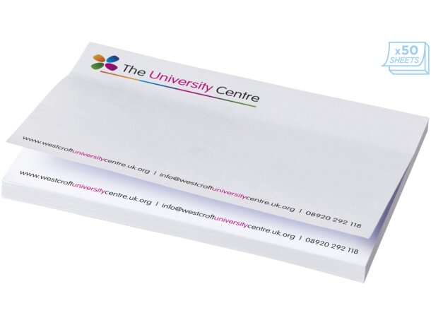 Notas adhesivas Sticky-Mate 150x100 mm papel certificado FSC Blanco detalle 3