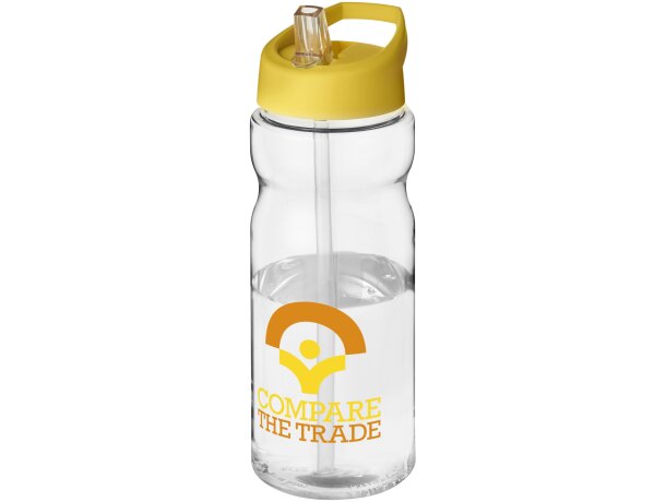 H2O Active® Base Bidón deportivo con tapa con boquilla de 650 ml Transparente/amarillo detalle 90