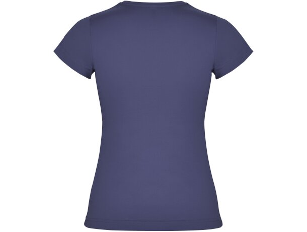 Camiseta mujer manga corta Jamaica Roly 100% algodón entallada detalle 78