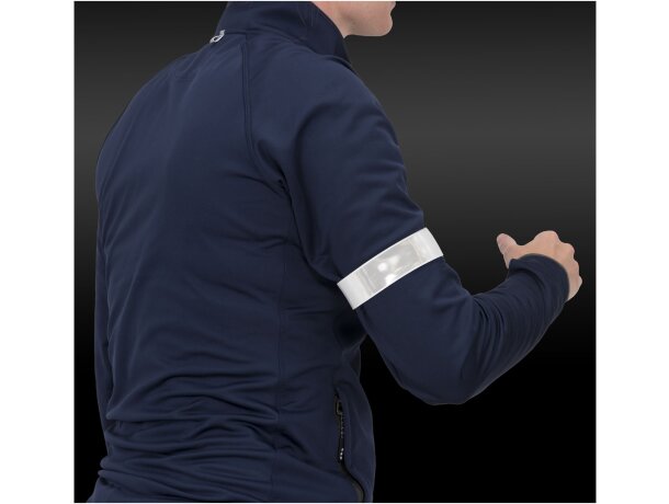 Pulsera seguridad reflectante enrollable Johan RFX 38 cm Blanco detalle 4