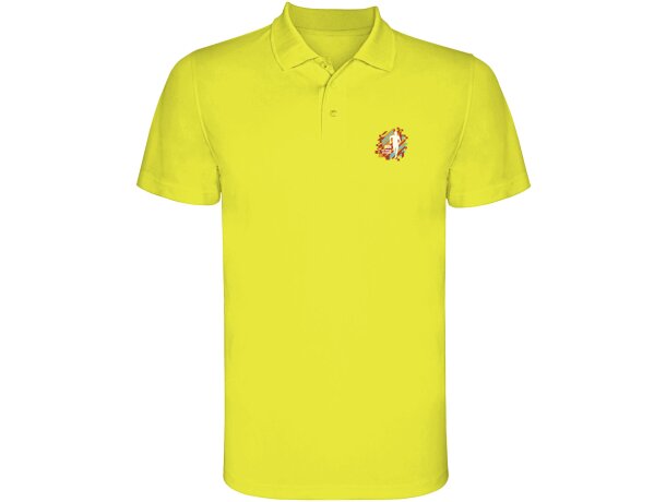 Polo deportivo manga corta infantil Monzha Roly transpirable detalle 16