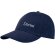 Gorra eco-amigable de 6 paneles grs reciclada Azul marino detalle 13