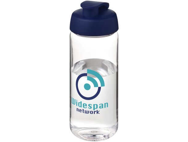 Bidón deportivo con tapa Flip de 600 ml H2O Active® Octave Tritan™ Transparente claro/azul detalle 26