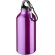 Cantimplora de aluminio con mosquetón 350 ml Morado