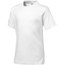 Camiseta para niños básica manga corta 150 gr blanca Camiseta para niños básica manga corta 150 gr blanca