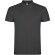 Polo manga corta hombre Star Roly 100% algodón piqué 200 g/m² Plomo oscuro