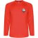 Camiseta deportiva Roly Montecarlo hombre manga larga Rojo detalle 11