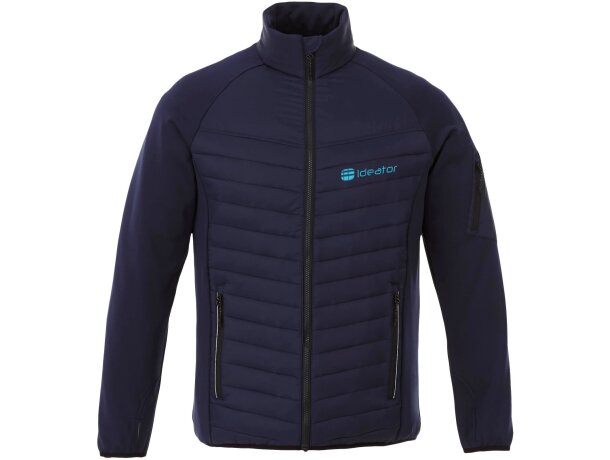 Chaqueta aislante híbrida de hombre Banff con plumón sintético Azul marino detalle 8