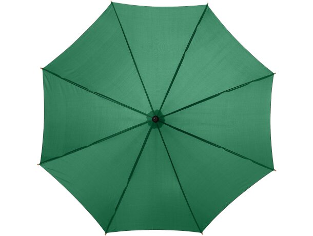 Paraguas con mango curvo de 23" Verde detalle 3