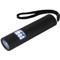 Linterna led fina y magnética personalizada negro intenso