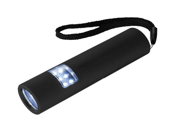 Linterna led fina y magnética personalizada negro intenso Linterna led fina y magnética personalizada negro intenso