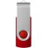 Memoria USB Rotate 2GB con protección giratoria de aluminio Rojo/plateado detalle 31