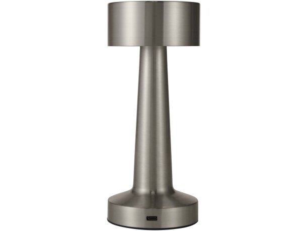 Lámpara de mesa recargable regulable Aludra Plateado detalle 15