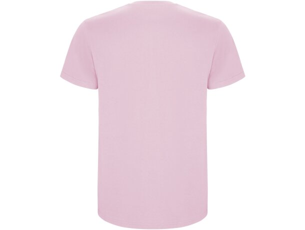 Camiseta manga corta hombre Stafford Roly algodón 190 g/m² Rosa claro detalle 98