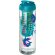 H2O Active® Vibe Bidón e infusor con tapa Flip de 850 ml Transparente/azul aqua detalle 11