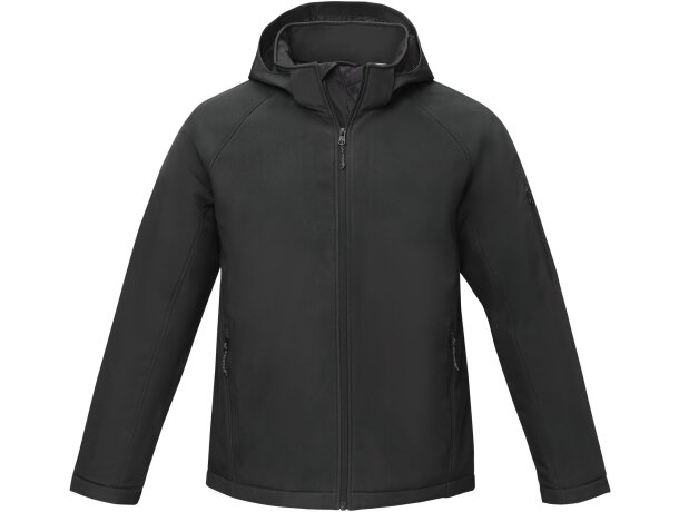 Chaqueta softshell acolchada para hombre Notus con capucha Negro intenso detalle 22