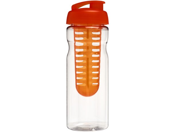 H2O Active® Base Bidón deportivo e infusor con Tapa Flip de 650 ml Transparente/naranja detalle 21