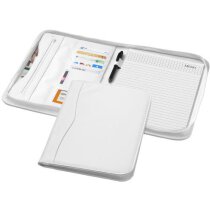 Portafolios con cremallera tamaño A4 personalizado blanco Portafolios con cremallera tamaño A4 personalizado blanco