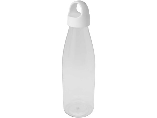 Botella de agua Bergen de plástico reciclado certificado 800ml Transparente claro detalle 6
