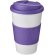 Americano® vaso 350 ml con agarre y tapa antigoteo Blanco/morado