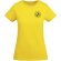 Camiseta mujer algodón orgánico Breda de Roly Amarillo detalle 7