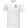 Camiseta orgánica manga corta hombre Azurite Blanco detalle 1