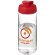 Bidón deportivo con tapa Flip de 600 ml H2O Active® Octave Tritan™ Transparente claro/rojo detalle 9