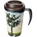 Taza térmica personalizada en pp 350ml Negro intenso/marrón