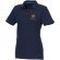 Polo manga corta algodón orgánico 220 g/m2 Elevate Nxt Beryl Azul marino detalle 8