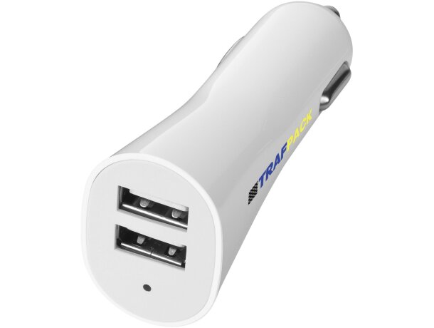 Adaptador doble para coche con usb personalizado
