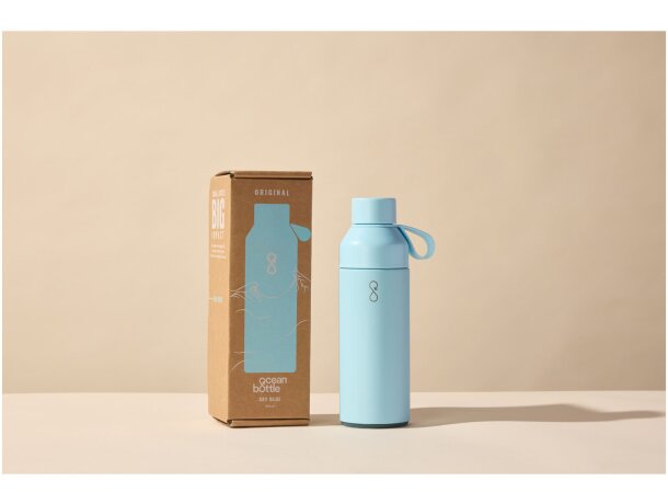 Botella térmica Ocean Bottle 500ml con aislamiento al vacío Azul celeste detalle 18