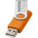 Memoria USB Rotate 2GB con protección giratoria de aluminio Naranja/plateado detalle 21