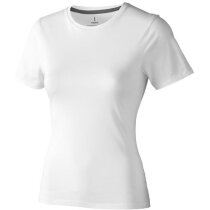 Camiseta manga corta de mujer alta calidad grabada blanca Camiseta manga corta de mujer alta calidad grabada blanca
