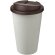 Americano® Eco Vaso reciclado de 350 ml con tapa antigoteo Marrón/blanco